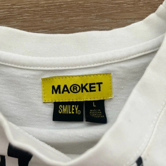 Market x The Smiley Company Men’s Basketball Change in the Sun Tee Size Large - Picture 5 of 7